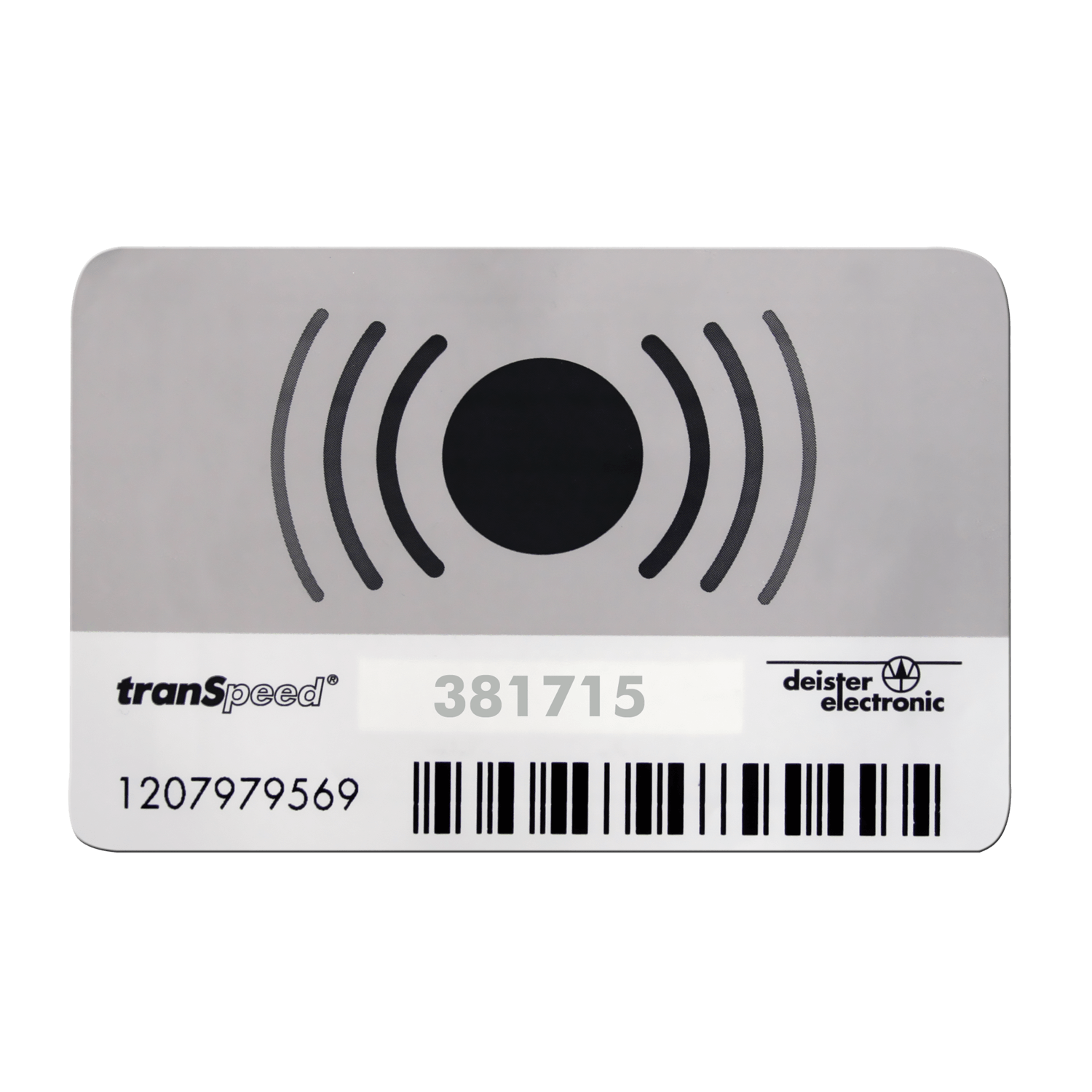 Vorderansicht des Windshield UHF Transponder für die Windschutzscheibe