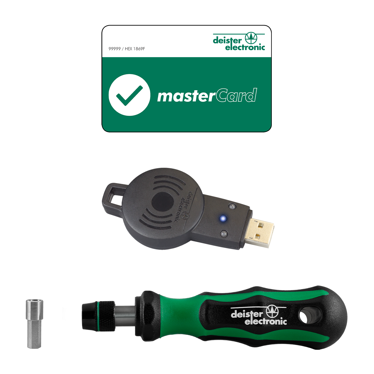 SET doorLoxx Installateur, EU Version
Basisausstattung eines doorLoxx Systems

