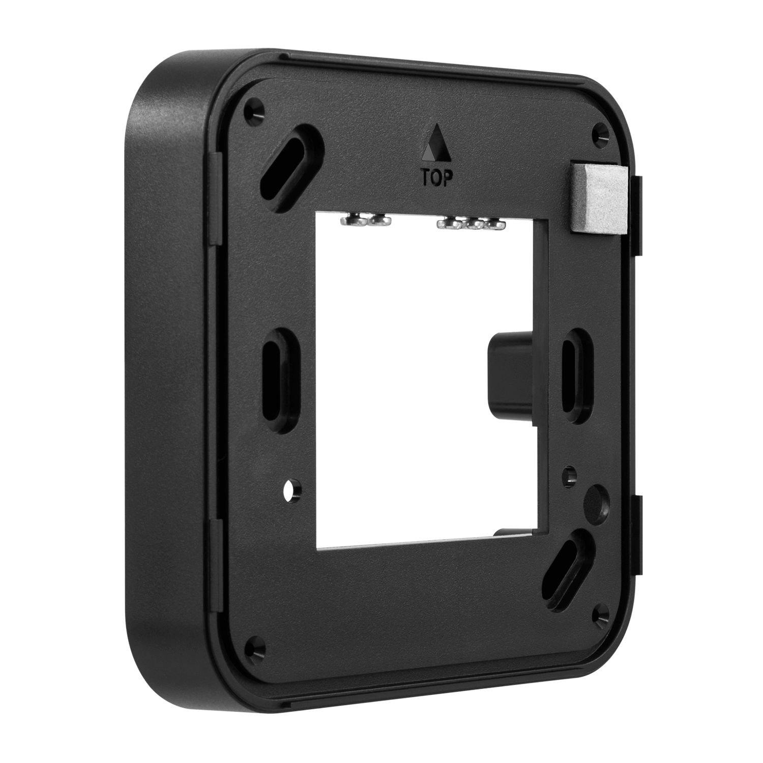 ATS 6 - 15 spacer for access control reader, black,  left view