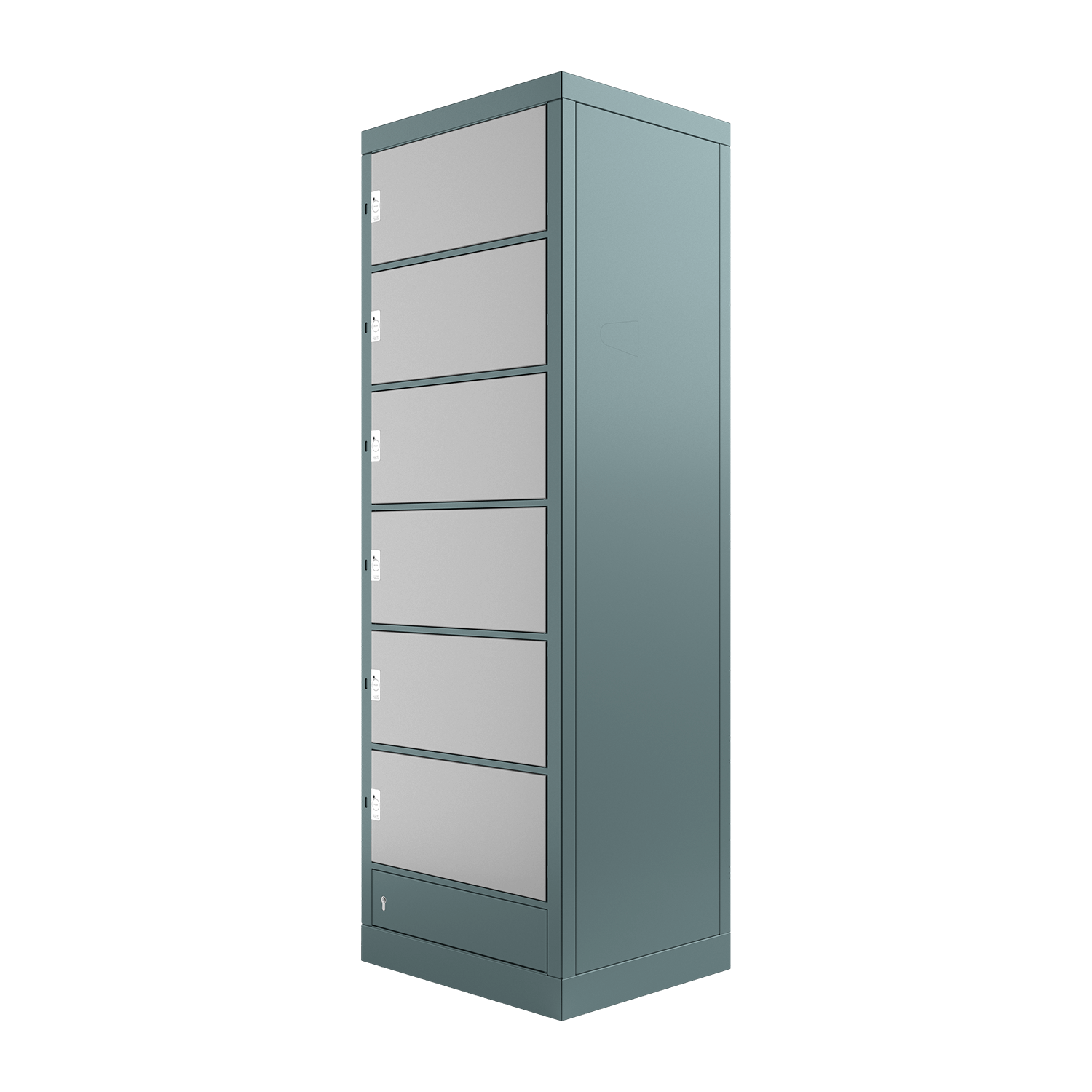 locker Fachanlage, L Größe, mit 6 Fächern für eine sichere Verwahrung