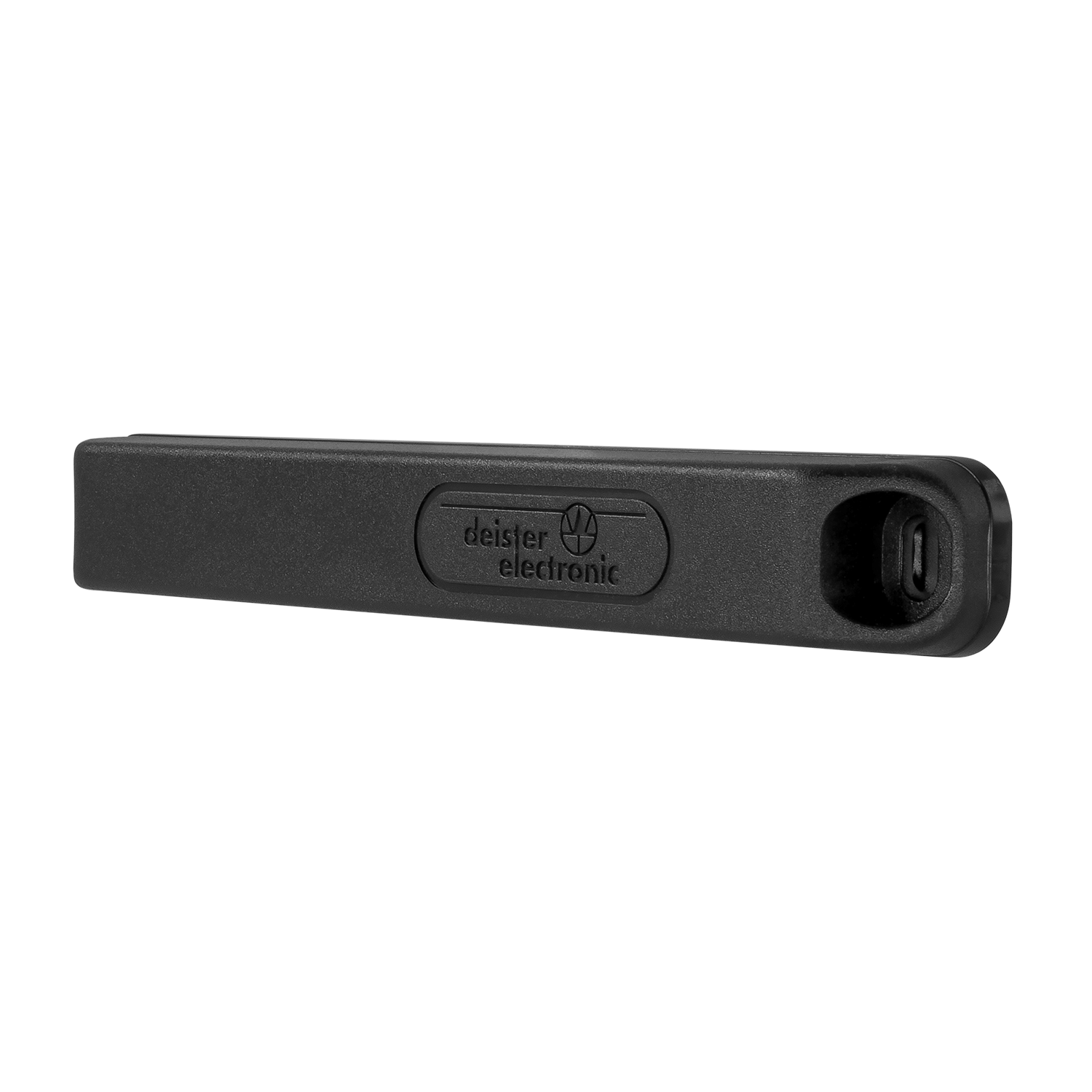 Robuster und passiver UHF Transponder für Metall und Metalloberflächen. Seitenansicht
