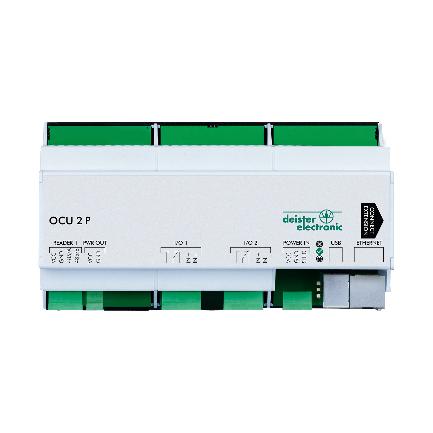 OCU2 P 1-2 Tür-Controller, DIN-Schiene
TCP/IP mit POE

