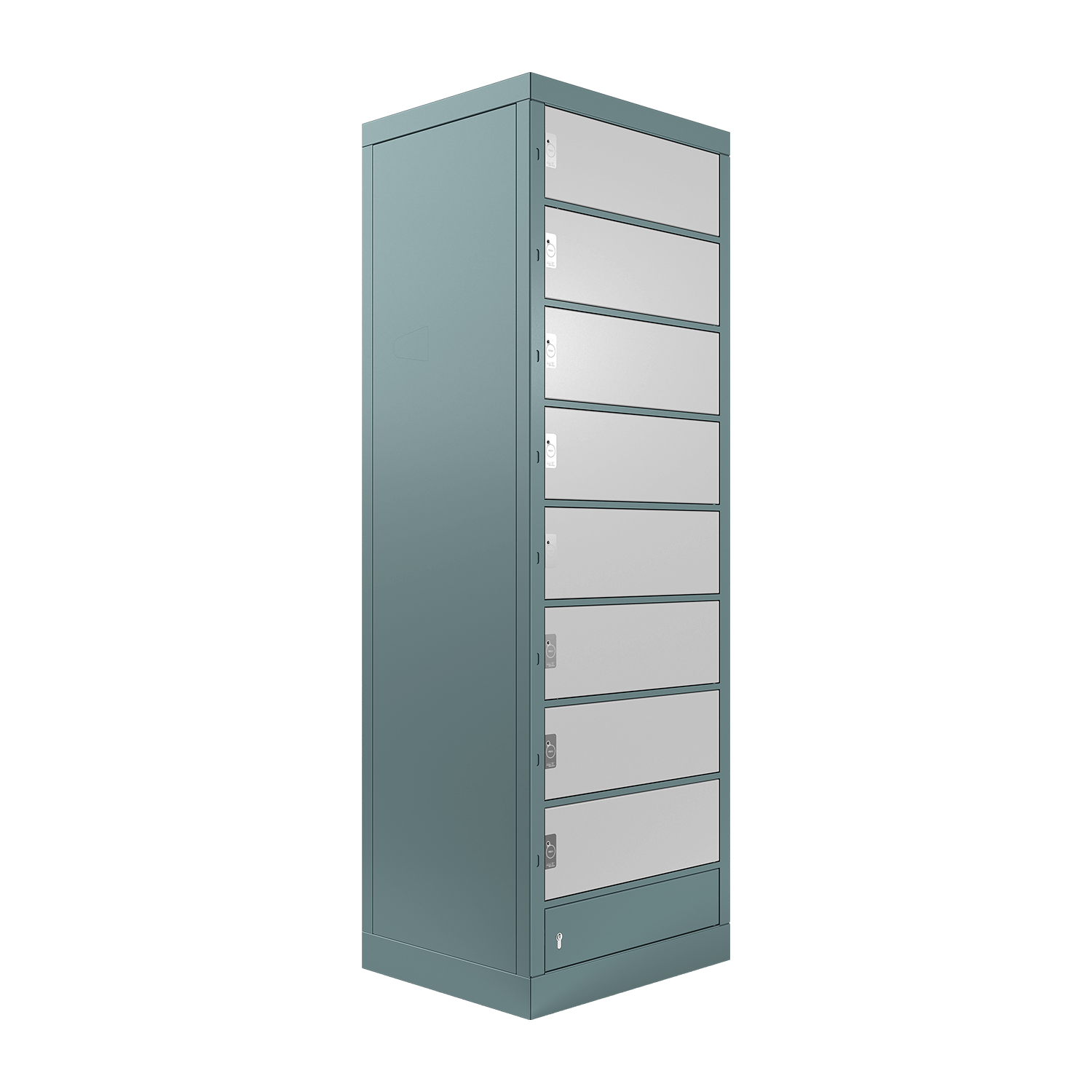 locker Fachanlage, L Größe, mit 8 Fächern für eine sichere Verwahrung